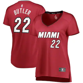 womens fanatics branded jimmy butler red miami heat fast br-241